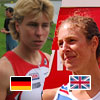 Silke Harenberg - GER and Helen Dyke - GBR