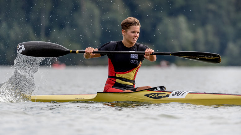 Lisa Teichert (GER) at Bergsee Quadrathlon Ratscher (GER) 2017 (c) Andre Ickert