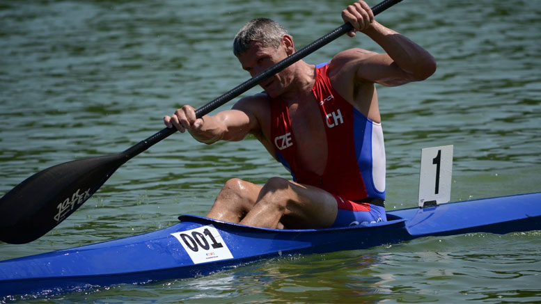 Miroslav Podborsky (CZE) at Quadrathlon Samorin (SVK) 2014 (c) Monika Kebísková